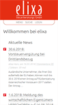 Mobile Screenshot of elixa.at