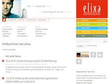 Tablet Screenshot of elixa.at